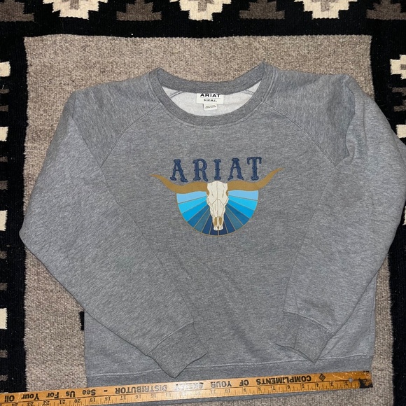 Ariat Real Pacific Steerhead Sweatshirt Size L - Picture 3 of 7